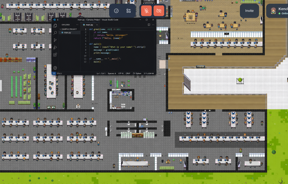 1122 Virtual Campus: Learning Without Walls